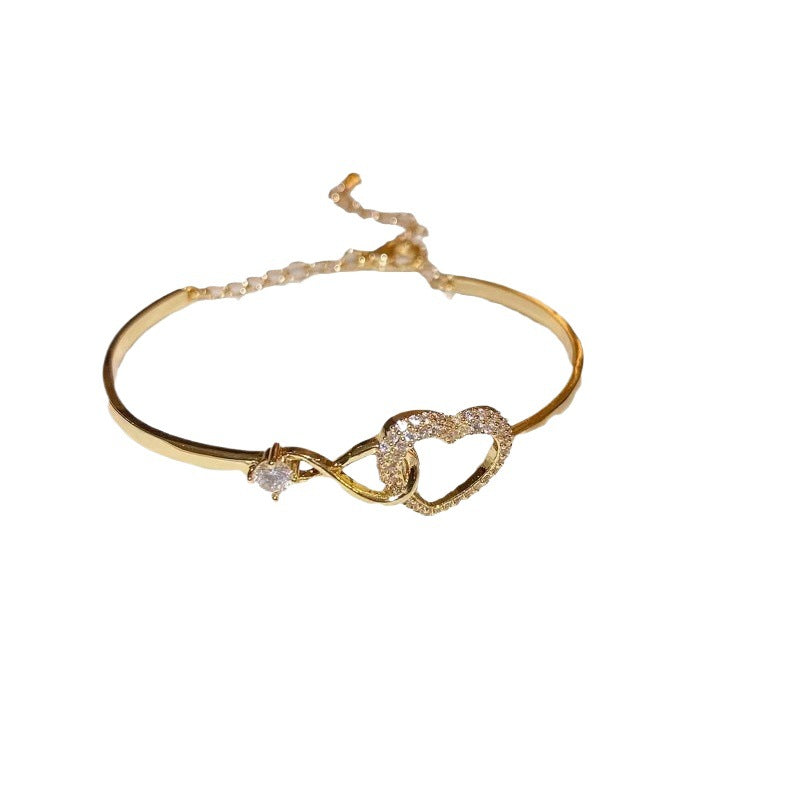 Heart Chain Hollow Bracelet