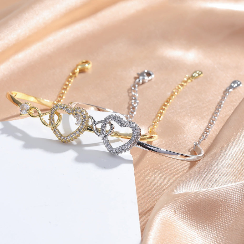 Heart Chain Hollow Bracelet