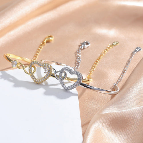 Heart Chain Hollow Bracelet