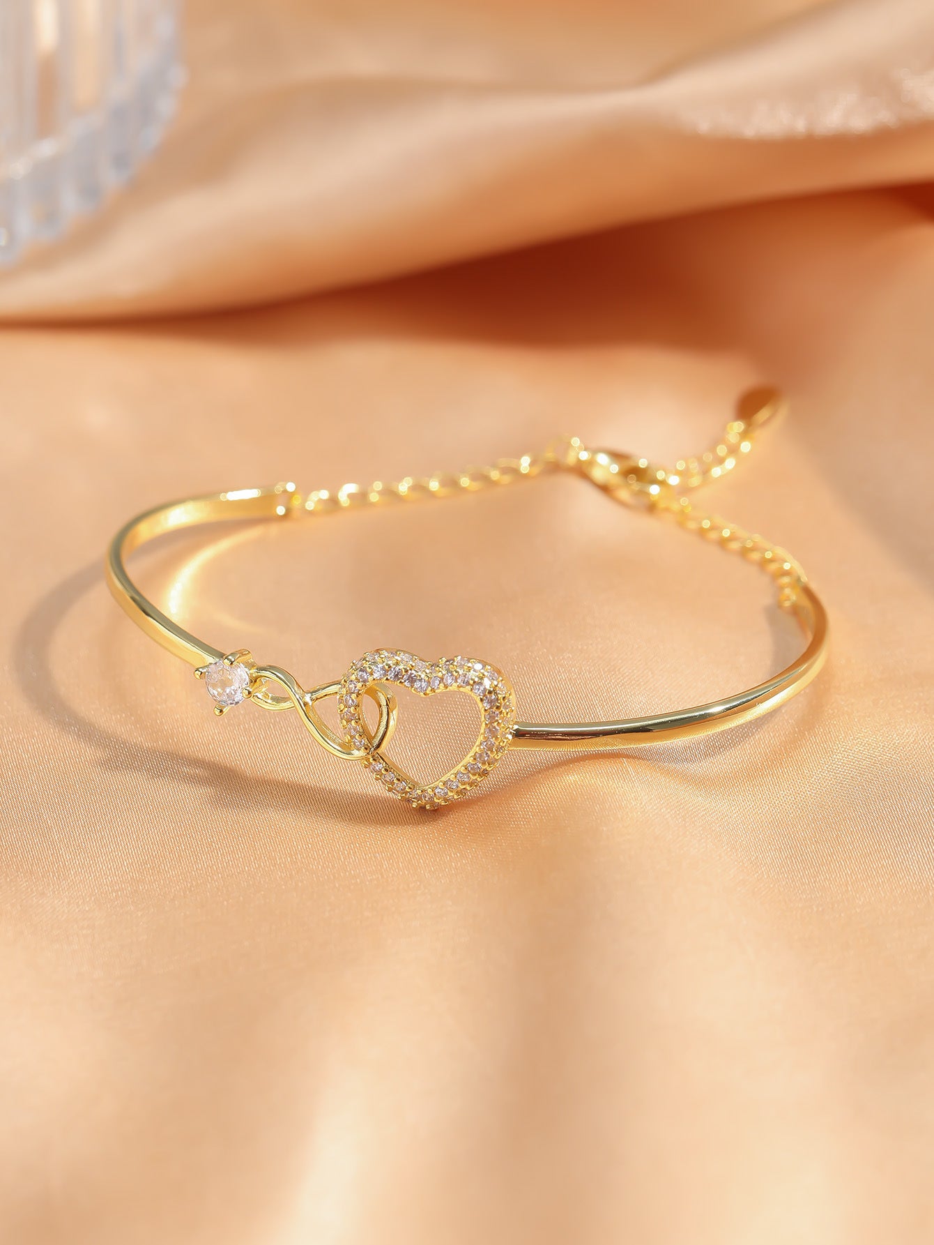 Heart Chain Hollow Bracelet