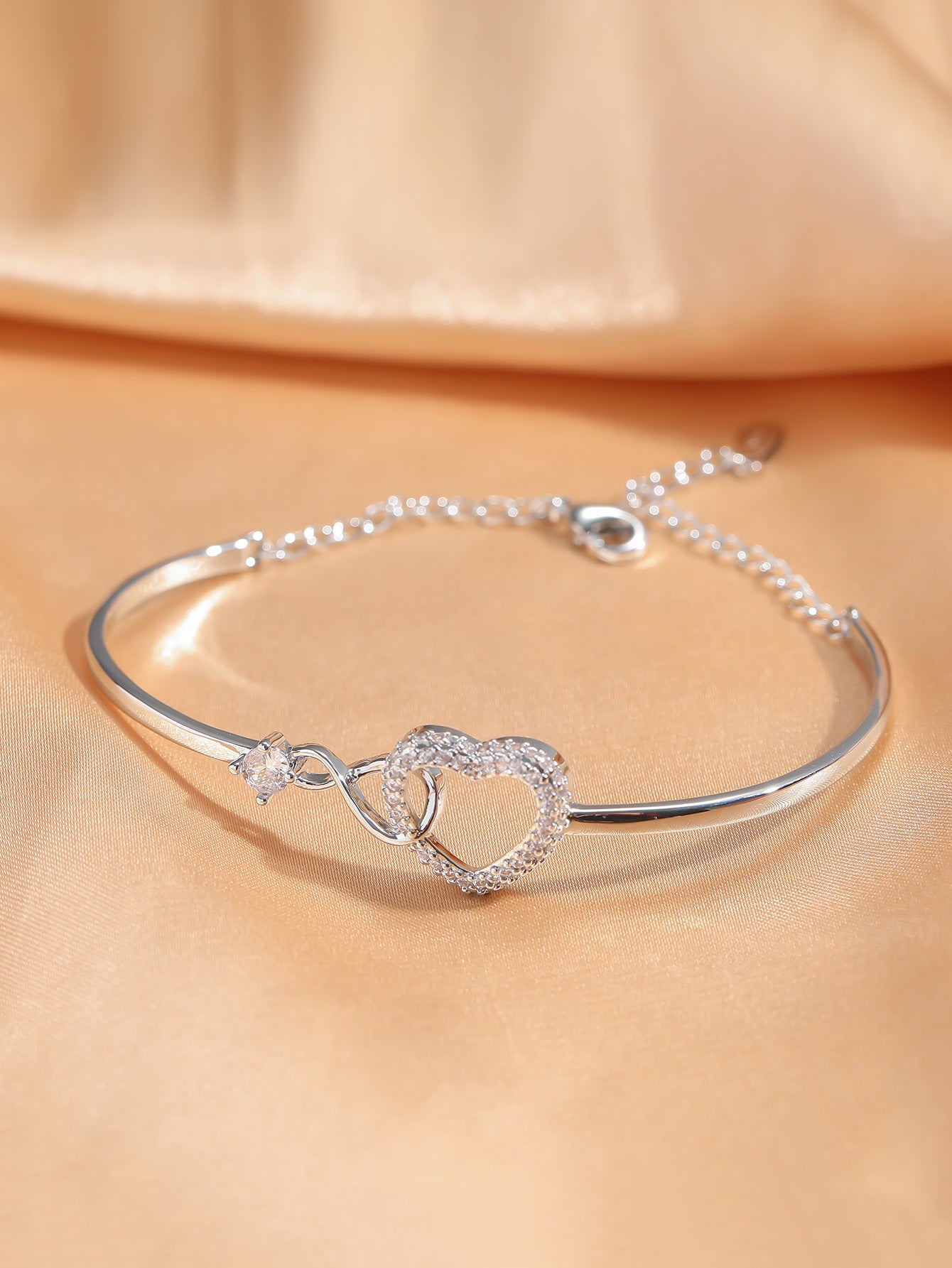Heart Chain Hollow Bracelet